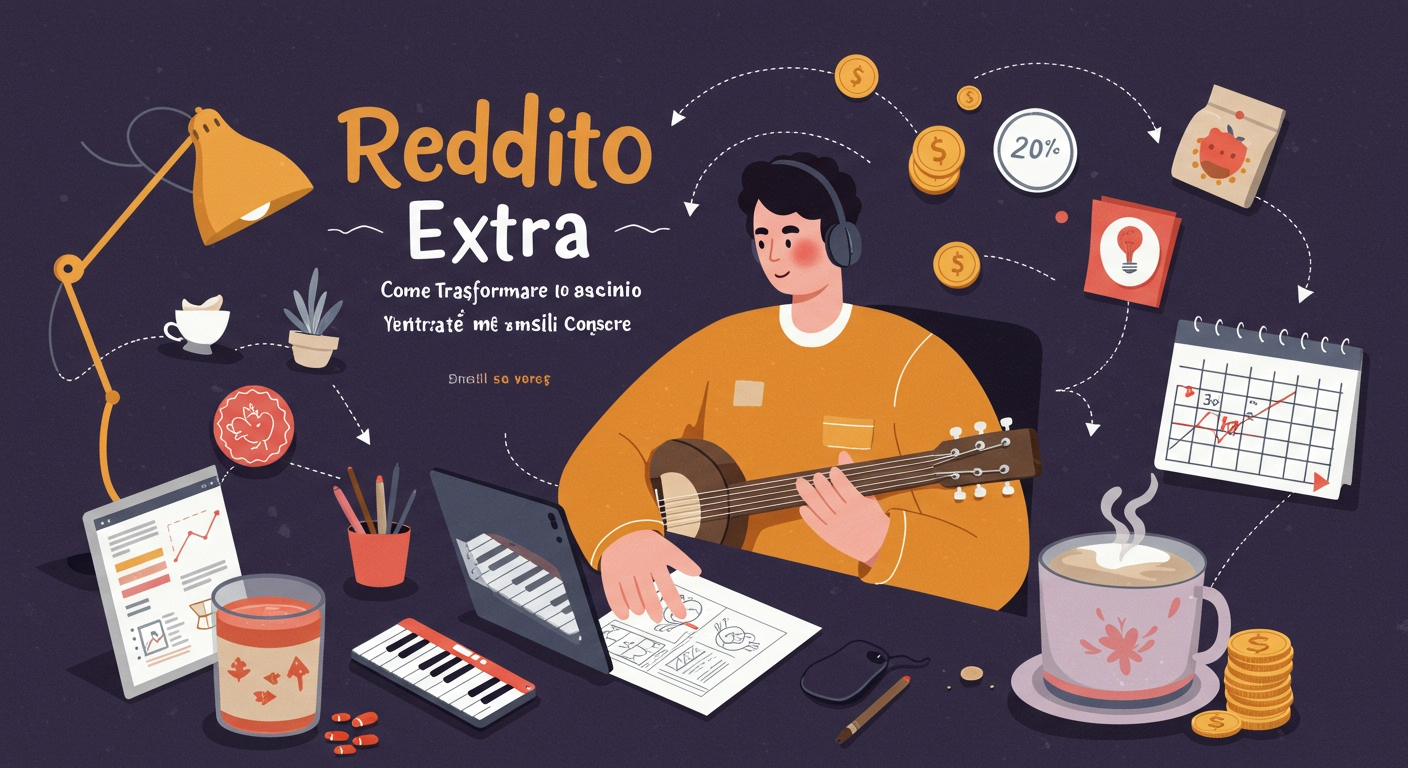 Reddito Extra: Come Trasformare le Tue Passioni in Entrate Mensili Concrete